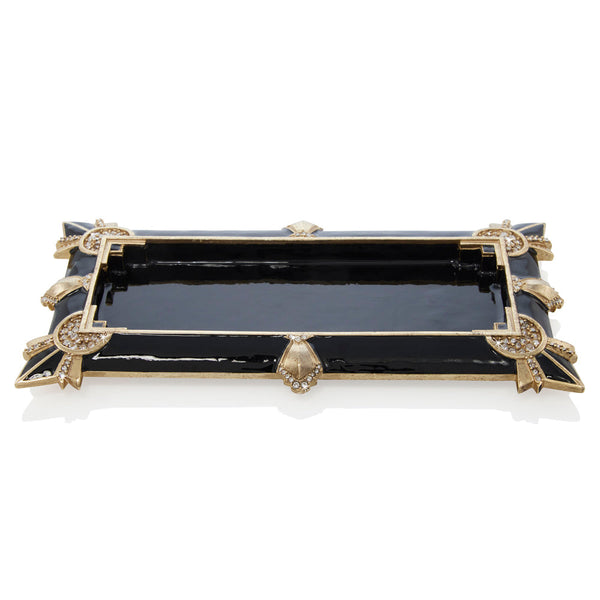 Load image into Gallery viewer, Jay Strongwater Charles Art Deco Tray
