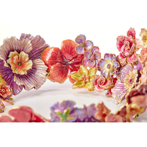 Load image into Gallery viewer, Jay Strongwater Penelope Large Ruffle Flower Bowl
