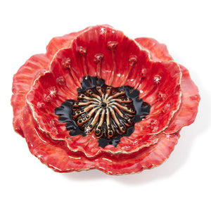 Jay Strongwater Stacie Poppy Trinket Tray