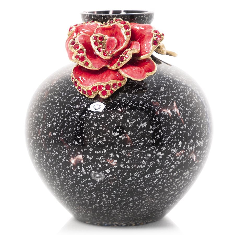 Jay Strongwater Small Night Bloom Rose Vase