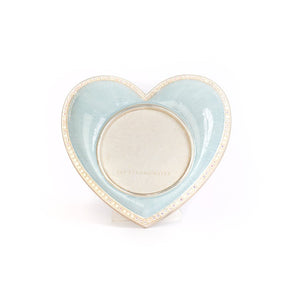 Jay Strongwater Chantal Heart Frame - Blue