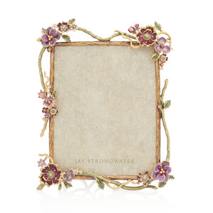 Jay Strongwater Delilah Floral Branch 8" x 10" Frame