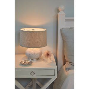 Mariposa Ceramic Sea Urchin Table Lamp