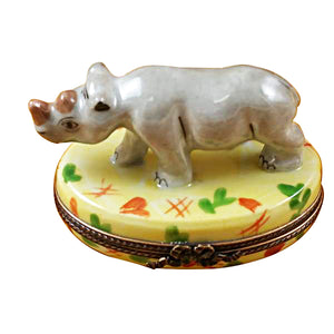 Rhinoceros Limoges Box