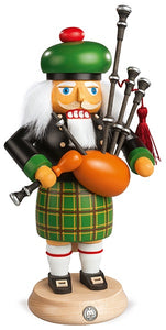 Müller - Mueller - Scotsman With Bagpipes - Green - Nutcracker