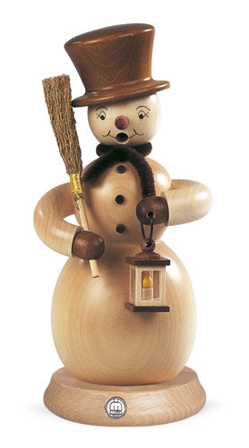 Müller - Mueller - Snowman Male - Natural -- Incense Smoker - Large