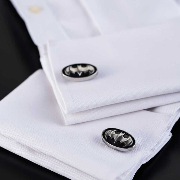 Load image into Gallery viewer, Royal Selangor Batman Insignia Cufflinks
