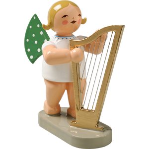 Wendt & Kuhn Angel with Large Harp Figurine