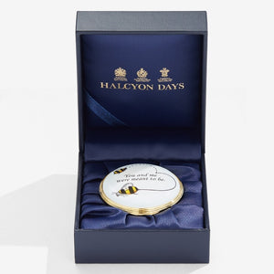 Halcyon Days "Bee" Enamel Box