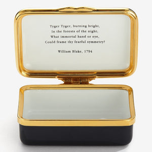 Halcyon Days "Tiger" Enamel Box