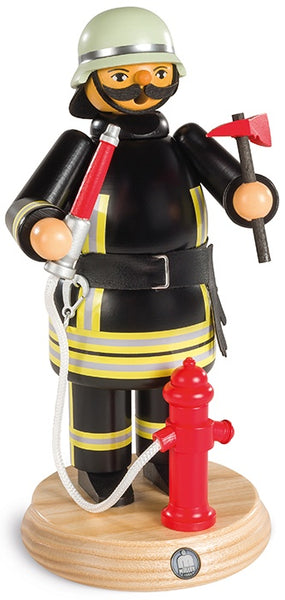 Load image into Gallery viewer, Müller - Mueller - Incense Smoker - Firefighter - Black - Large
