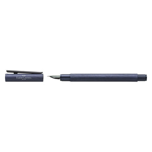 Faber-Castell NEO Slim Fountain Pen, Aluminum Dark Blue