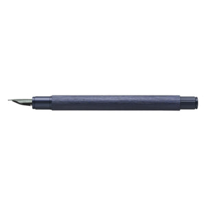 Faber-Castell NEO Slim Fountain Pen, Aluminum Dark Blue