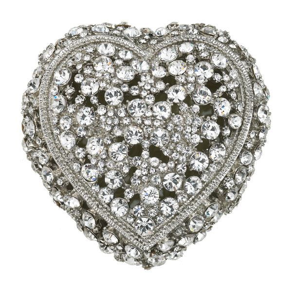 Load image into Gallery viewer, Olivia Riegel Silver Princess Heart Box
