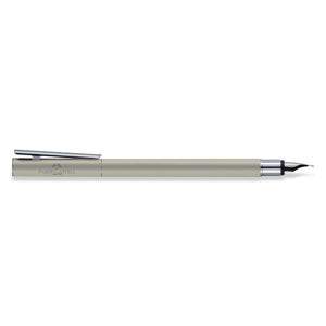 Faber-Castell NEO Slim Fountain Pen, Matte Stainless Steel