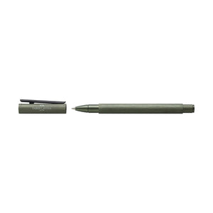 Faber-Castell NEO Slim Rollerball Pen, Aluminum Olive Green