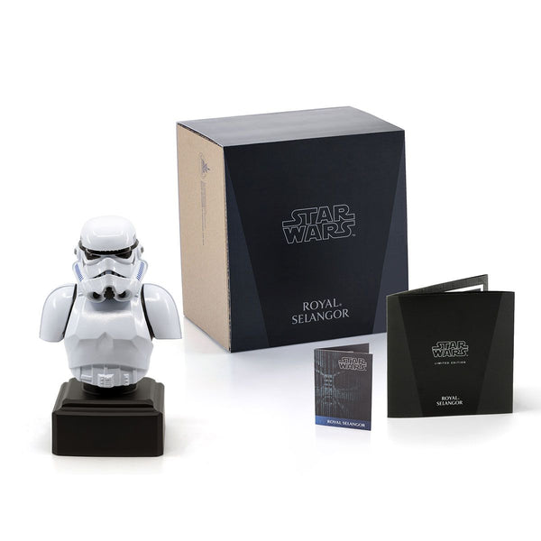 Load image into Gallery viewer, Royal Selangor Limited Edition Empire White Stormtrooper Bust
