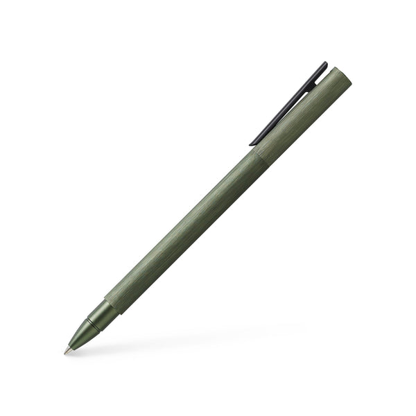 Load image into Gallery viewer, Faber-Castell NEO Slim Rollerball Pen, Aluminum Olive Green
