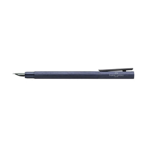 Faber-Castell NEO Slim Fountain Pen, Aluminum Dark Blue