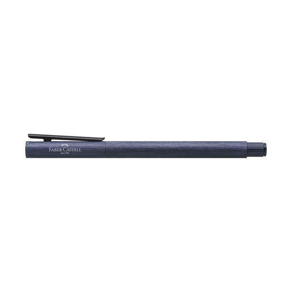 Load image into Gallery viewer, Faber-Castell NEO Slim Fountain Pen, Aluminum Dark Blue
